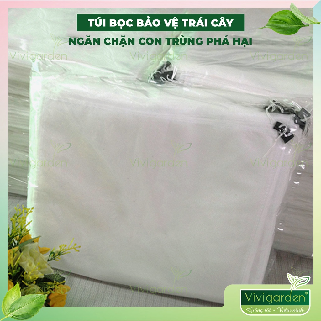 Combo 10 túi bọc trái dưa lê, dưa lưới, ổi, mướp, na.. túi bao trái cây có nhiều size có thể sử dụng được nhiều vụ