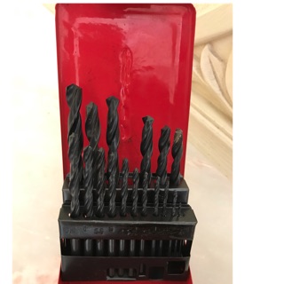 Mũi khoan sắt nhôm gỗ 19 cây/ 1 hộp