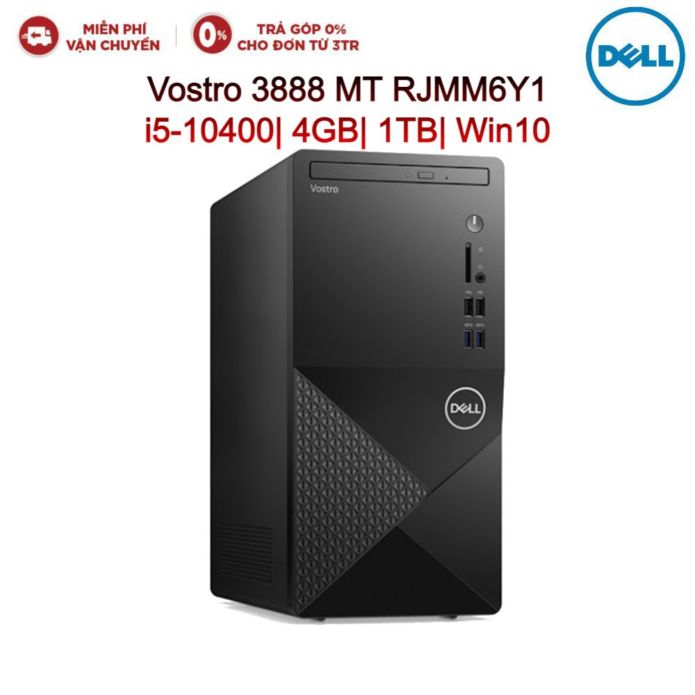 Máy tính để bàn PC DELL Vostro 3888 MT RJMM6Y1 i5-10400| 4GB| 1TB| Win10