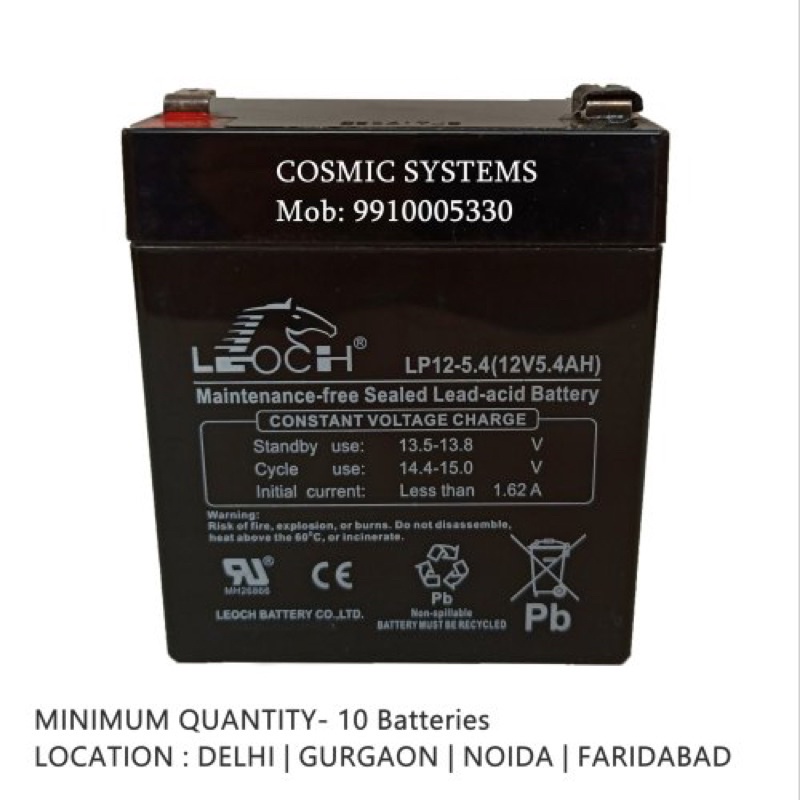 Bình Ắc Quy khô Loech 12V-5Ah