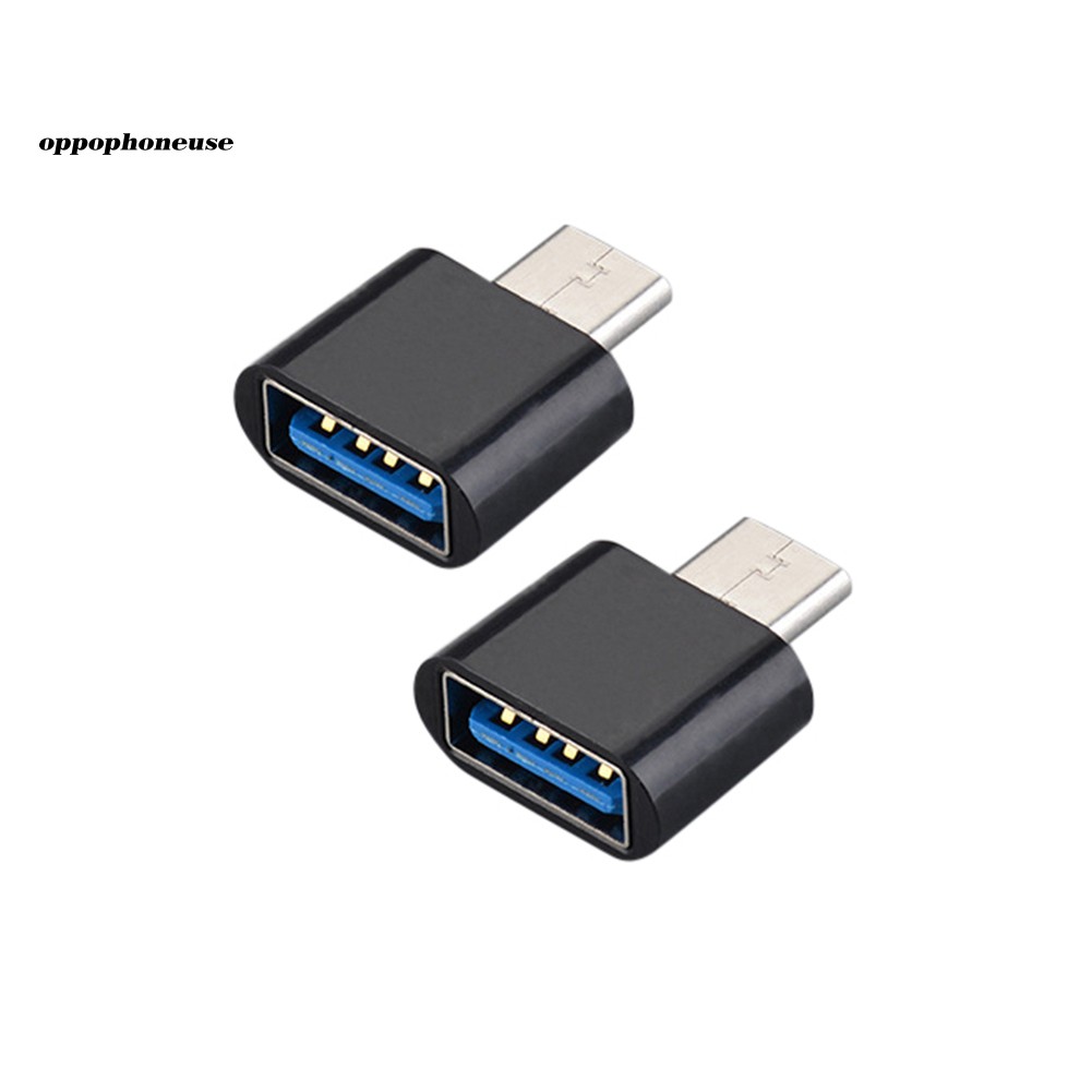 Set 2 đầu chuyển đổi từ Type-C sang USB OTG tốc độ cao tiện lợi | WebRaoVat - webraovat.net.vn