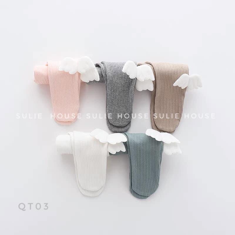 Quần tất len gân cao cấp cánh thiên thần cho bé - QT03