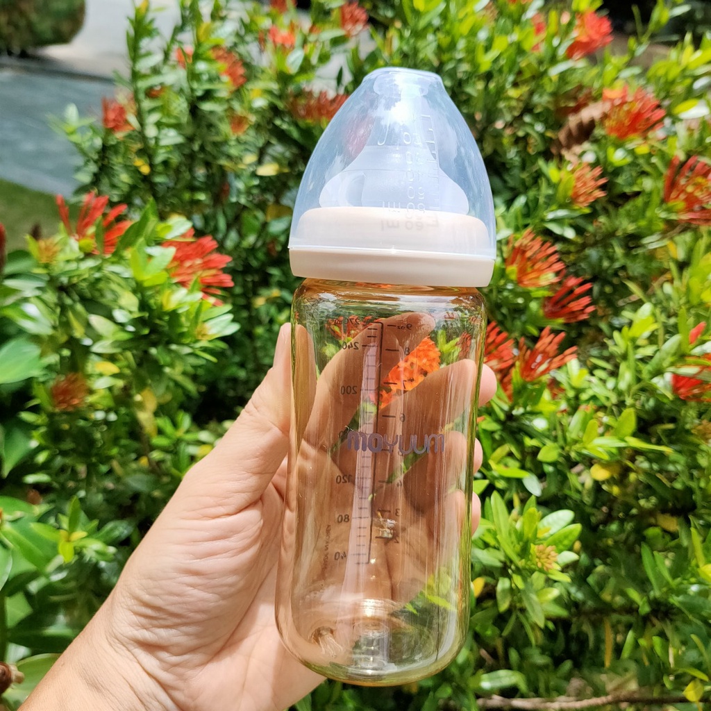 Bộ phụ kiện tay cầm, ống hút, nắp trữ, Bình sữa Moyuum HÀN QUỐC/ Bộ phụ kiện chuyển đổi Moyuum