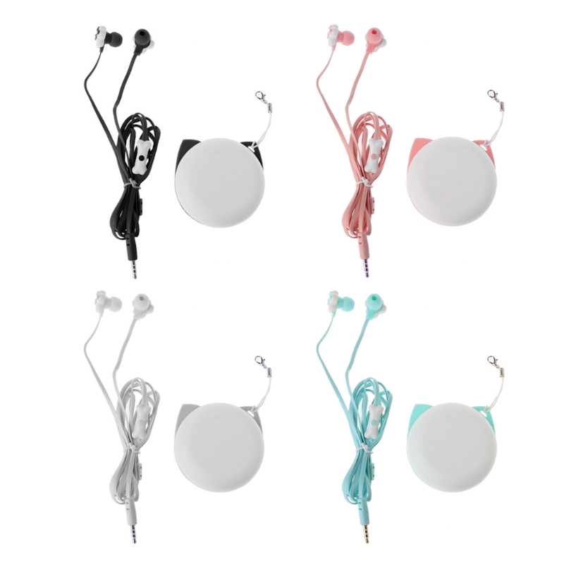 Tai nghe In-Ear hình mèo dễ thương kèm mic cho nữ