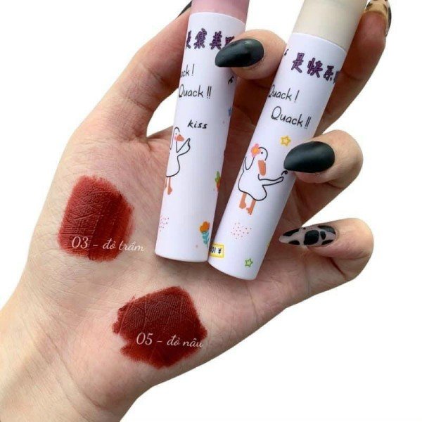 Son Kem Lì ZUK Vịt Chính Hãng Dễ Thương Lâu Trôi VELVET MATTE Cực Xinh Hàng Nội Địa Trung