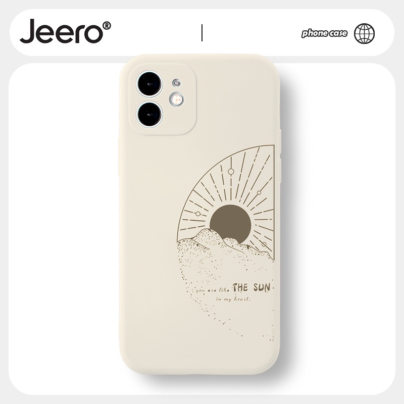 Ốp lưng JEERO Mềm hoạt hình cặp đôi dễ thương đẹp nam nữ Cho iphone 14 13 12 11 Pro Max SE 2020 X XR XS 8 7 ip 6S 6 Plus kute HFF1349