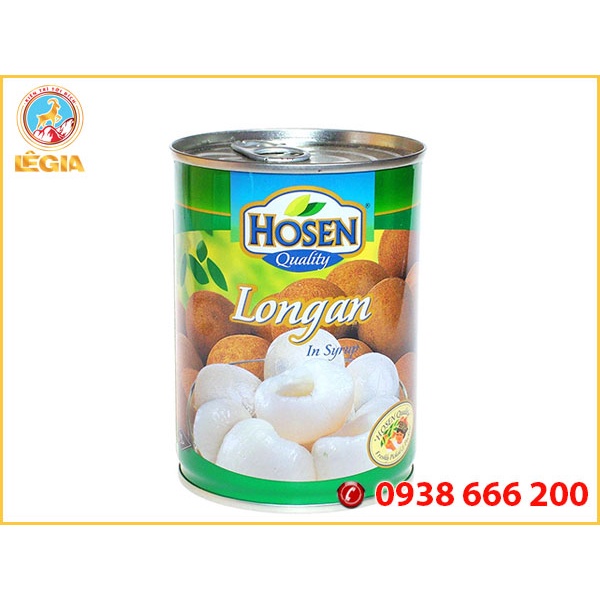 NHÃN NGÂM HOSEN 565GR - HOSEN LONGAN IN SYRUP