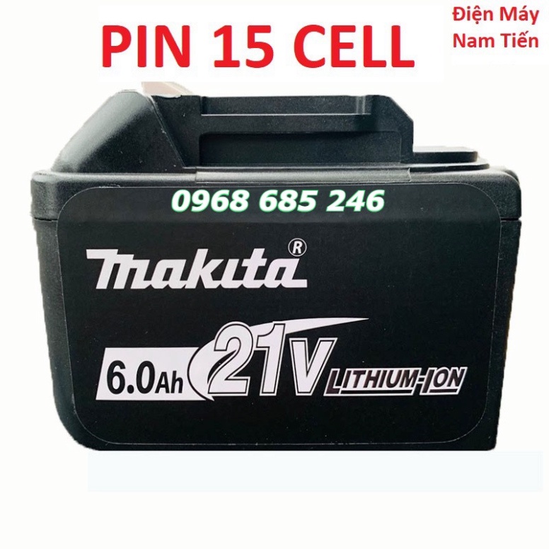 Pin 15 cell xanh lisen CHUYÊN DÙNG CHO MÁY MÀI GÓC, MÁY KHOAN ĐỤC BÊ TÔNG .