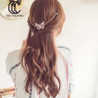 Trâm cài tóc hình chiếc lá thời trang dành cho nữ