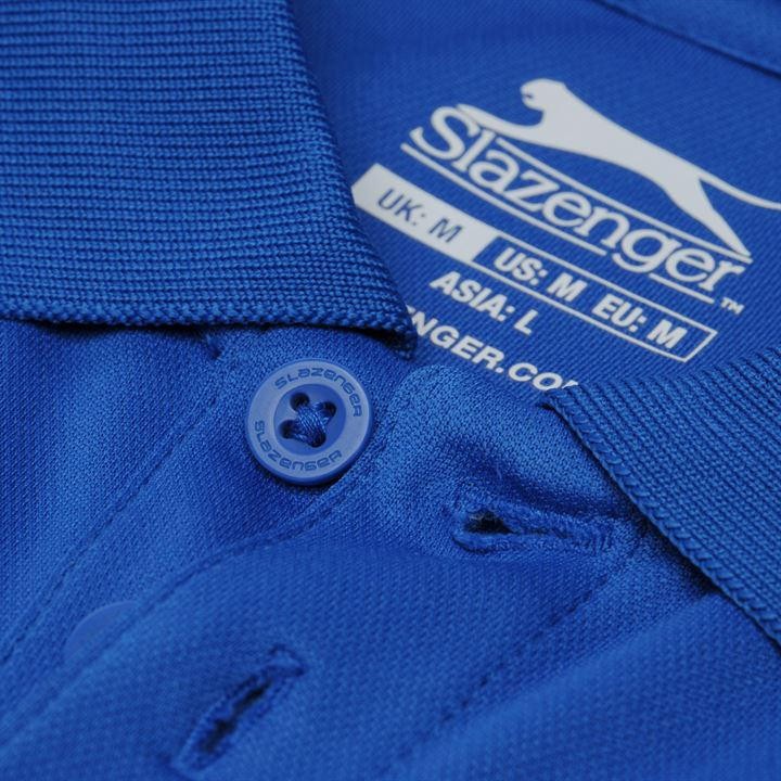 Áo thun nam Slazenger Golf Solid Polo (màu Blue) - Hàng size châu Âu