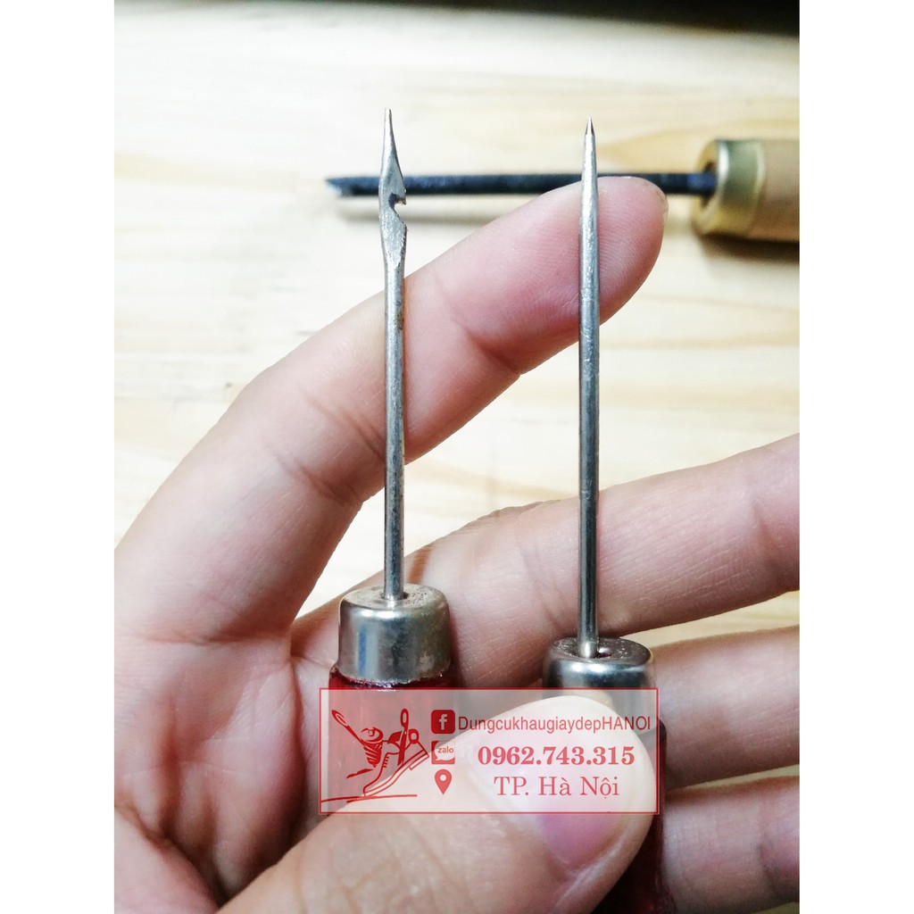 - 2 Kim móc khâu giày cán hồ lô kèm chỉ khâu chuyên dụng