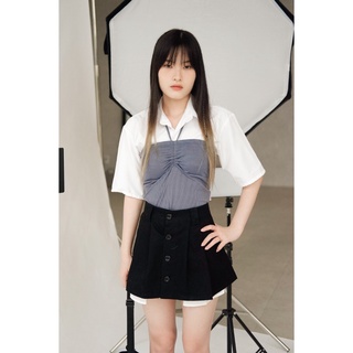 Jenny Skirt (Chân Váy Ngắn Phối Nút) // 19DEGREES