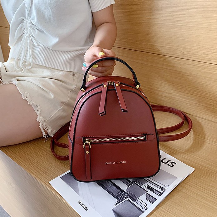 Balo Nữ Mini Loại Nhỏ Thời Trang Du Lịch, Dã Ngoại, Đi Chơi Màu Trắng, Xanh, Đen