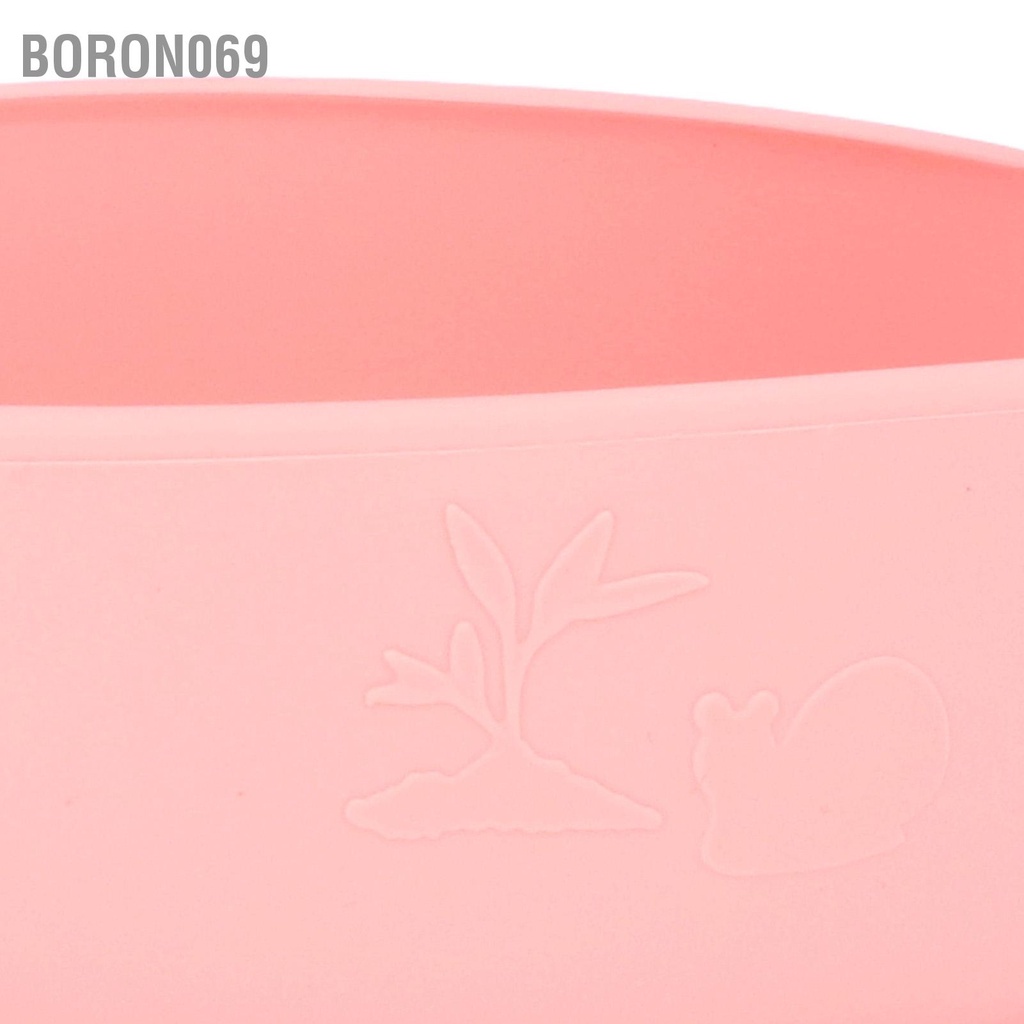 Boron069 Hút silicon cho trẻ mới biết đi Bát ăn không thể vỡ Lò vi sóng Máy rửa bát An toàn Trẻ sơ sinh từ 6 tháng tuổi trở lên