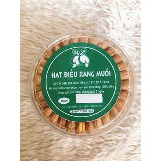 500GRAM HẠT ĐIỀU RANG MUỐI NGUYÊN LỤA (380-410 HẠT/KG)