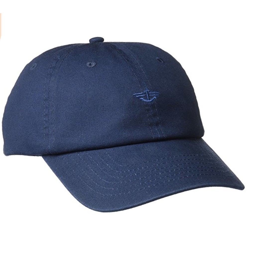 Mũ (nón) thể thao nam Dockers Men's Classic Baseball Dad Hat with Logo - Xanh navy (Mỹ)