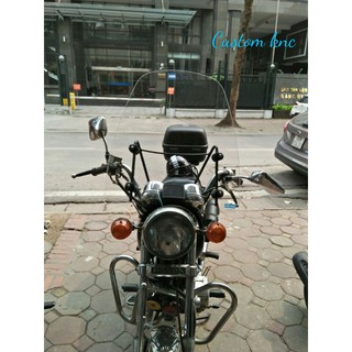 Kính chắn gió xe máy Thành Trung lắp cho xe Custom