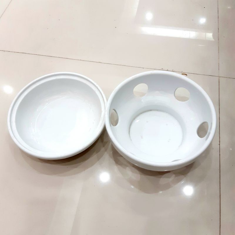 Bát hâm nóng thức ăn.Hàng sứ Bát Tràng, ĐK14cm, 19cm, 21cm, 24cm