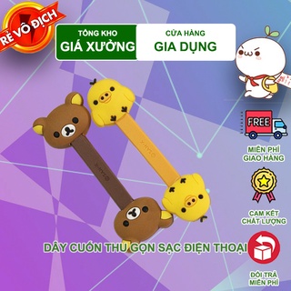 Dây Cuốn Thu Gọn Dây Điện Thoại Nhiều Hình Dễ Thương