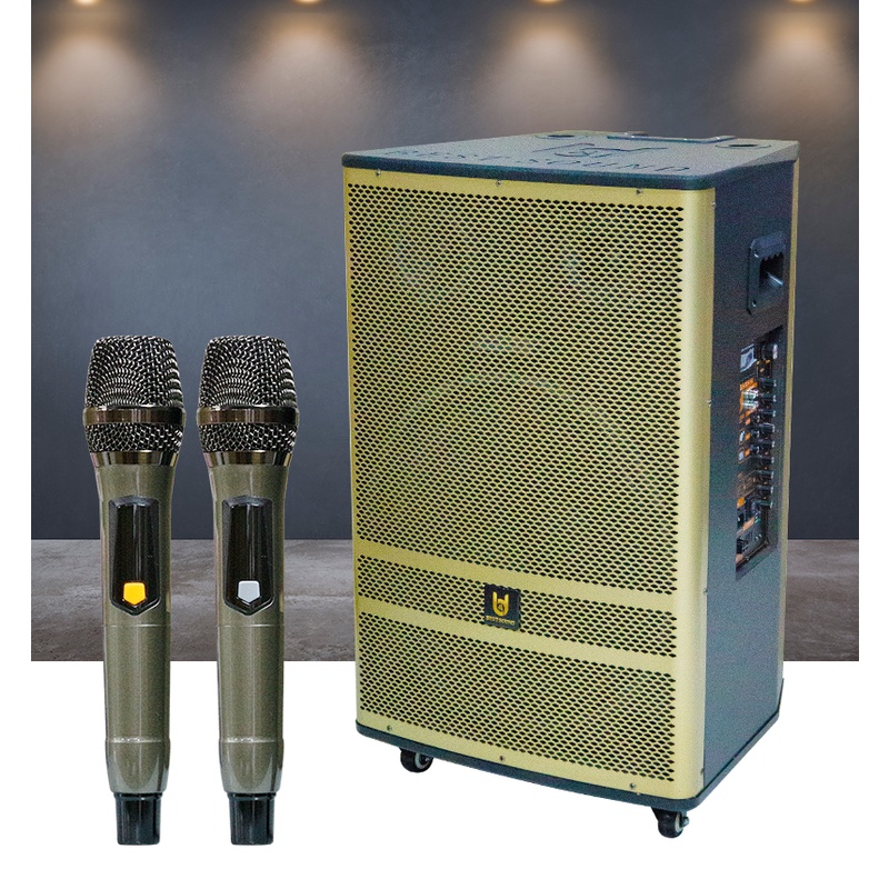 Loa Bluetooth Karaoke B Y BEST SOUND BD-9018, Gỗ cao cấp, kết nối micro không dây, hàng chính hãng, bảo hành 12 tháng