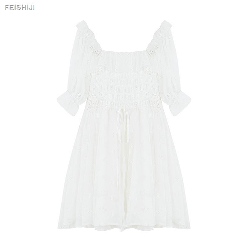 Đầm Voan Tay Phồng Xinh Xắn Dành Cho Nữ 2020