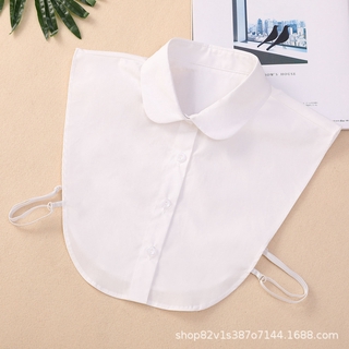 Cổ áo sơ mi giả màu trắng đen