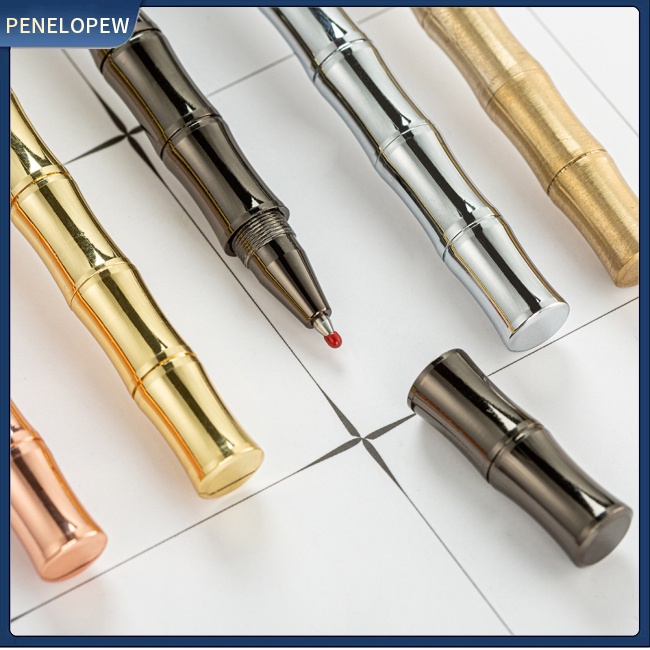 Bút Ký Tên Bằng Đồng Thau Ngòi 0.5mm Màu Sắc Thời Trang
