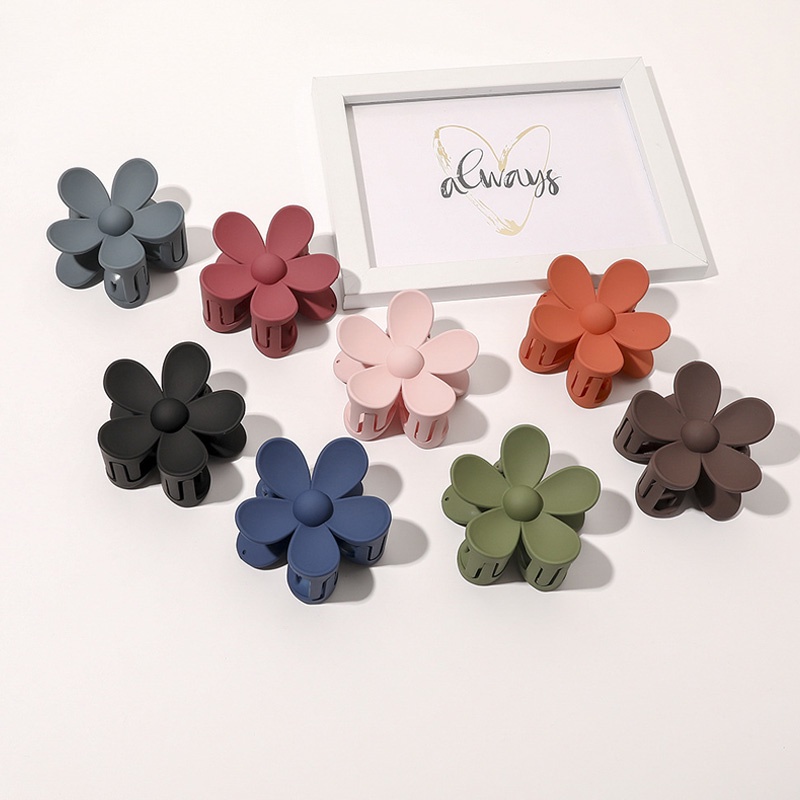 Kẹp Tóc Hình Hoa Nhiều Màu Sắc Ngọt Ngào Cho Nữ