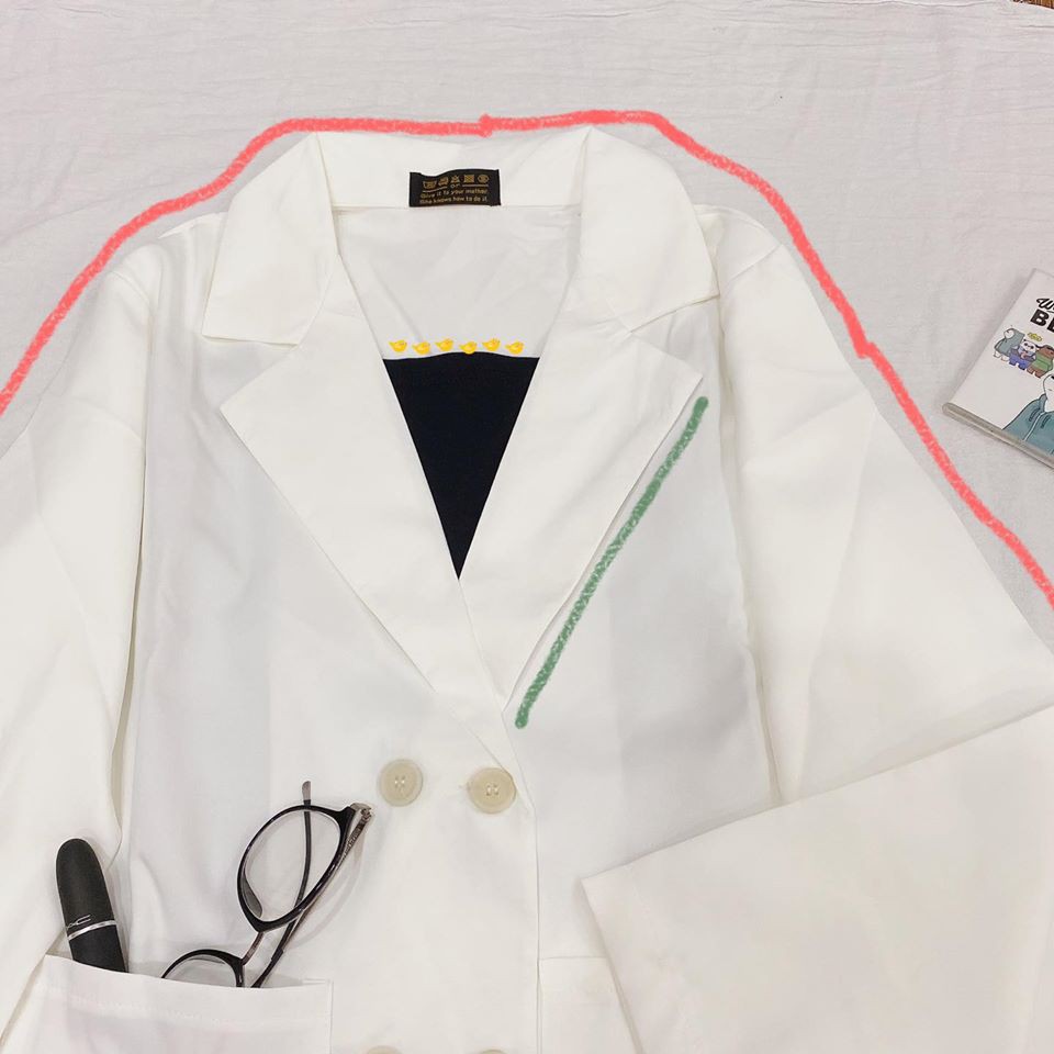 Set chân váy + blazer Trơn YAYSHOP nữ tính hình thật ( fit dưới 55kg)