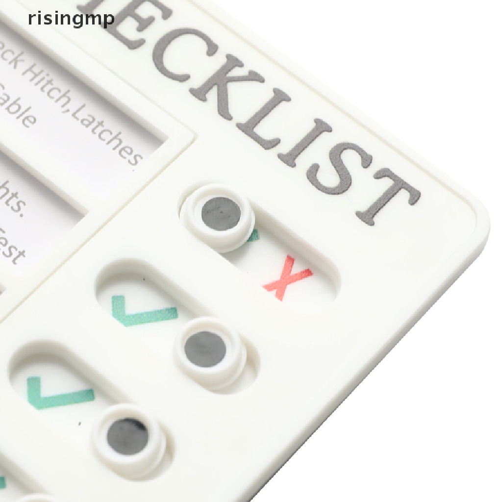 [risingmp] Bảng Ghi Nhớ Nhựa Ghi Chú Kế Hoạch Hàng Ngày Có Thể Tái Sử Dụng ♨Trên đó