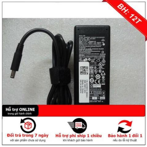 Sạc cho laptop DELL 19.5V-3.34A đầu 4.5*3.0mm Chân kim nhỏ