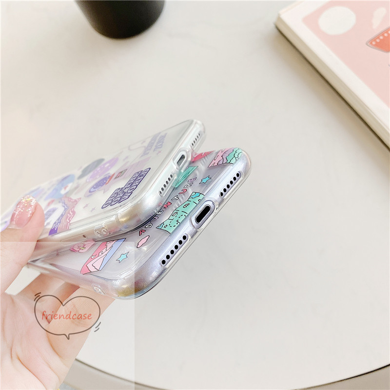 Oppo A5 A9 2020 Reno 5F A54 A31 A12 A91 A92 A52 Reno3 A37 A71 A3S A5S A7 A1K F9 F9Pro F11 Reno2F F7 F5 F1S A83 Label Space Airplane Soft Case