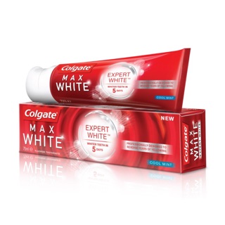 Kem đánh răng COLGATE MAX WHITE hàng Đức bảo vệ răng miệng toàn diện và có nụ cười trắng sáng.( sau 5 ngày sử dụng )