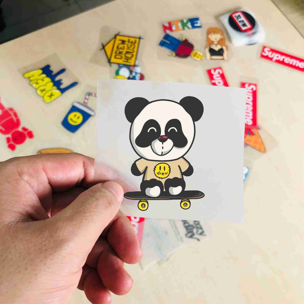 Hình ủi nhiệt bộ hoạt hình dễ thương 2 - Decal ủi áo xinh