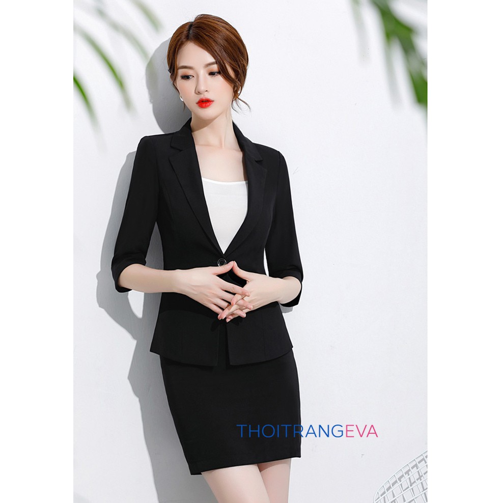 Áo Vest công sở tay lỡ cao cấp LINH CHI dáng ngắn form đẹp sang trọng ĐTL16  Được đổi trả thoải mái