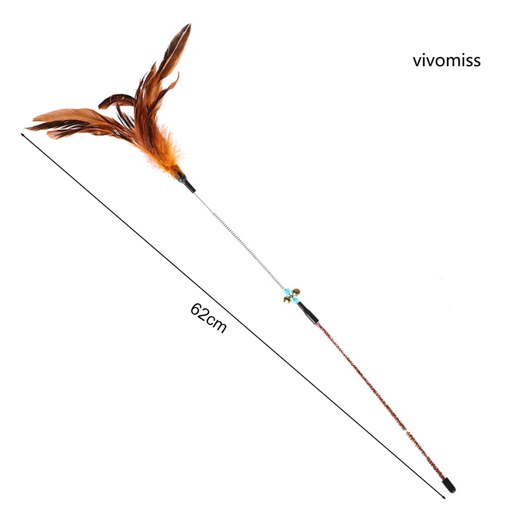 Gậy đồ chơi gắn lông vũ vui nhộn dành cho mèo