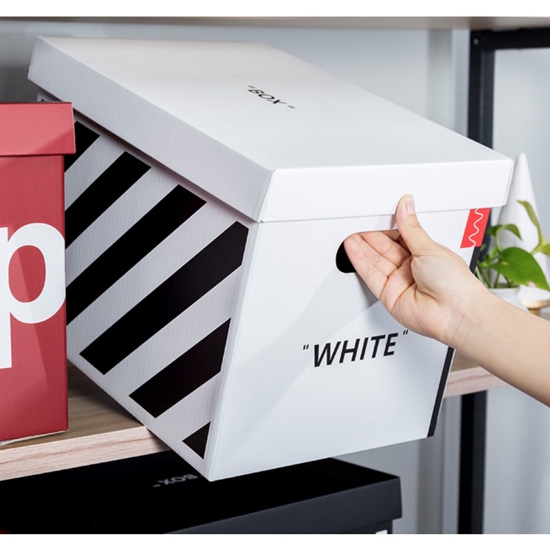 HỘP CARTON ĐỰNG ĐỒ SUP.REME, OFF.WHITE GIẤY CAO CẤP