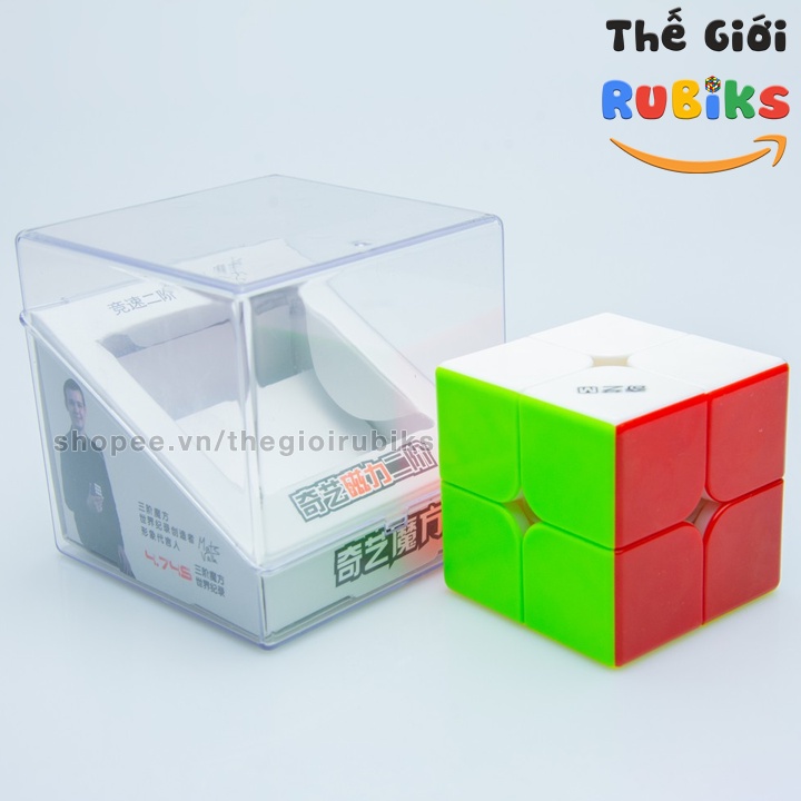Rubik QiYi MS 2x2 Magnetic Có Nam Châm. Khối Lập Phương Rubic 2x2x2 2 Tầng Đồ Chơi Thông Minh