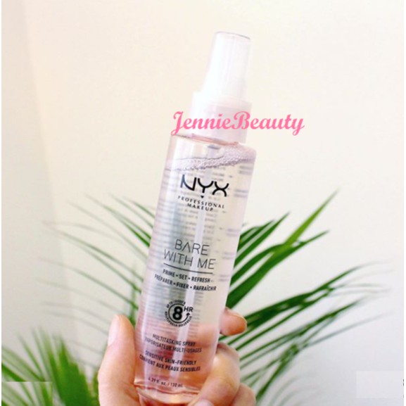 [Hàng USA] Xịt khoáng khóa nền giữ lớp trang điểm NYX Bare with Me Setting Spray (130ml) | BigBuy360 - bigbuy360.vn