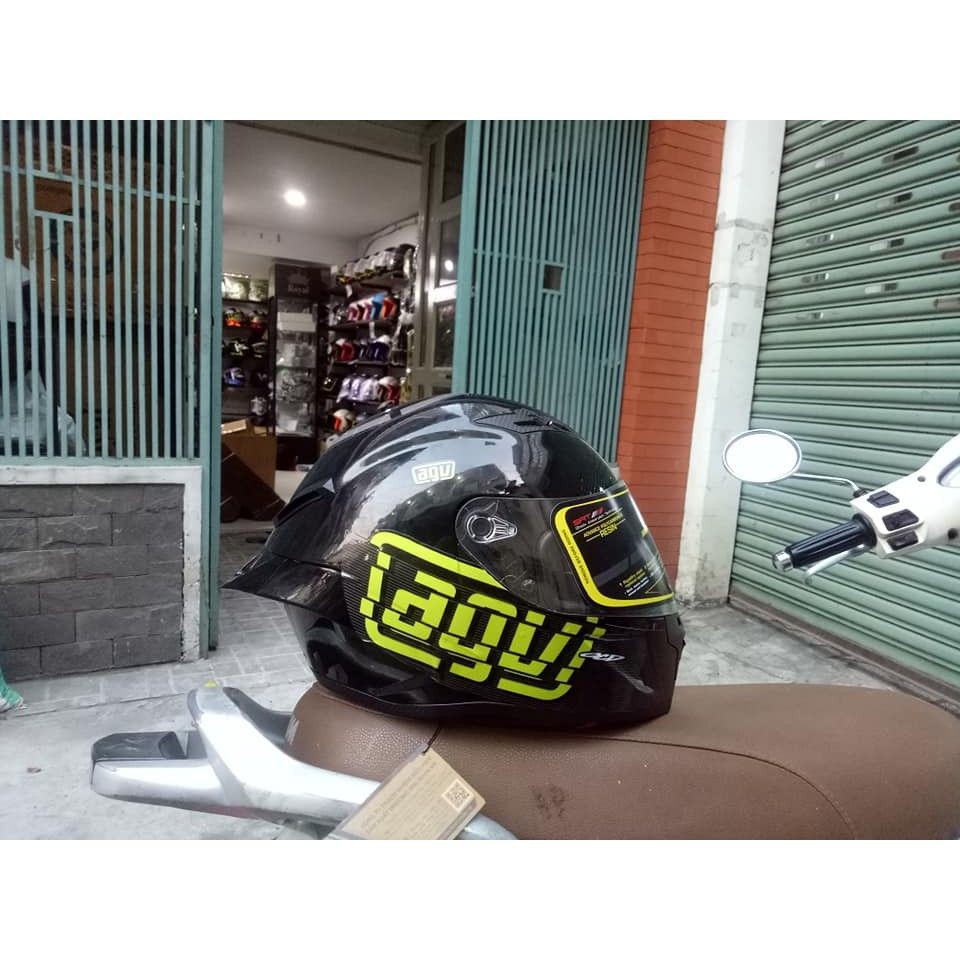 Tem AGV decal dán nón bảo hiểm, laptop, xe máy, nón 3/4 đủ màu,