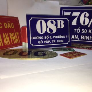 Bảng tên công ty mica