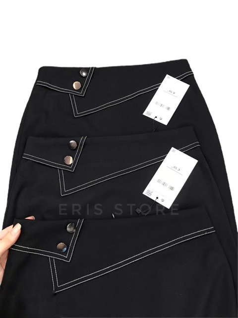 CHÂN VÁY CAO CẤP- Chân váy công sở bút chì vạt chéo ERIS VNXK Siêu đẹp - ER0024 | BigBuy360 - bigbuy360.vn