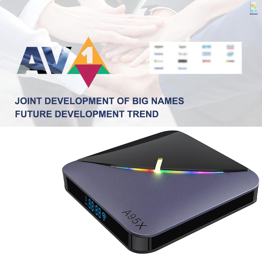 Điều Khiển Từ Xa A95X F3 Air II Android 11.0 Smart TV Box Amlogic S905W2 UHD 4K Media Player 2.4G / 5G WiFi BT5.0 AV1 VP9 H.265 Và Phụ Kiện