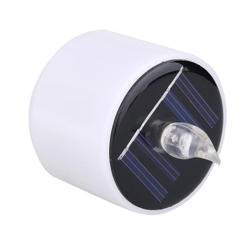 Đèn LED Năng Lượng Mặt Trời Hình Nến Màu Vàng