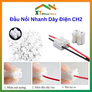 Combo 20 Cút Nối Nhanh Dây Điện CH2,Đầu nối dây điện,kẹp dây siêu nhanh,tiện lợi an toàn chống cháy