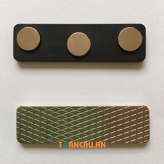 Nam châm bảng tên 3 viên cực mạnh 45x13mm