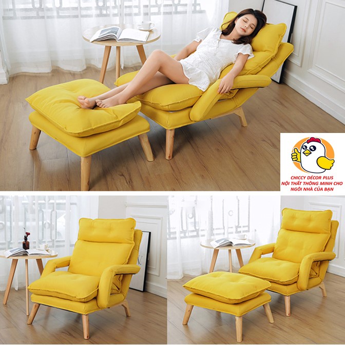 Ghế sofa bành, ghế sofa lười, nằm đọc sách nghe nhạc thư giãn tiện lợi-M040