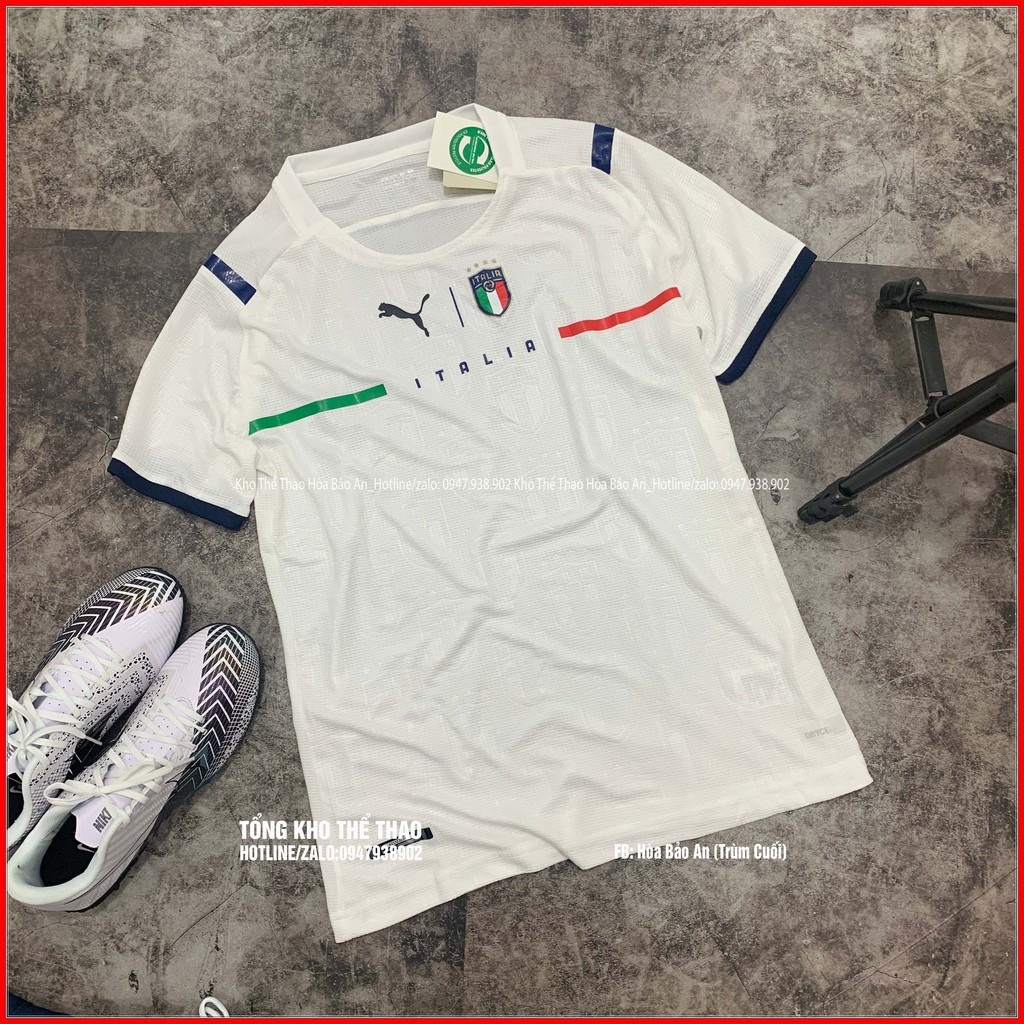 Áo Bóng đá Tuyển Italia mùa giải 2021/2022 Vải Thái Cao Cấp Cực Chất/ Bộ Quần Áo Thể Thao Tuyển Ý 2022 Phom 43-90kg