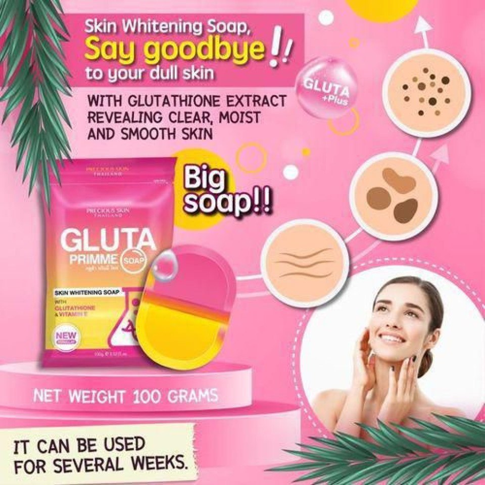 Xà bông tắm trắŉg da Precious Skin Gluta Primme Soap Thailand