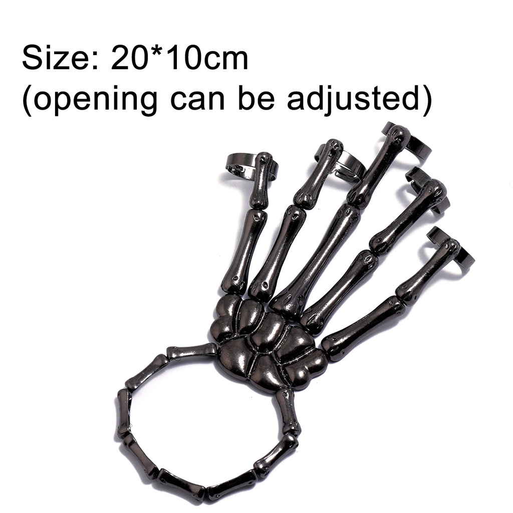 Vòng Tay Hình Xương Bàn Tay Độc Đáo Cho Halloween | BigBuy360 - bigbuy360.vn